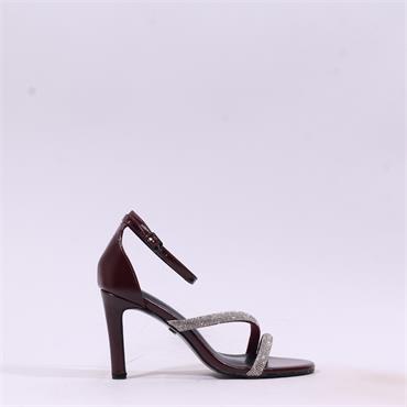 Una Healy Wassup Glitter Strap High Heel - Berry